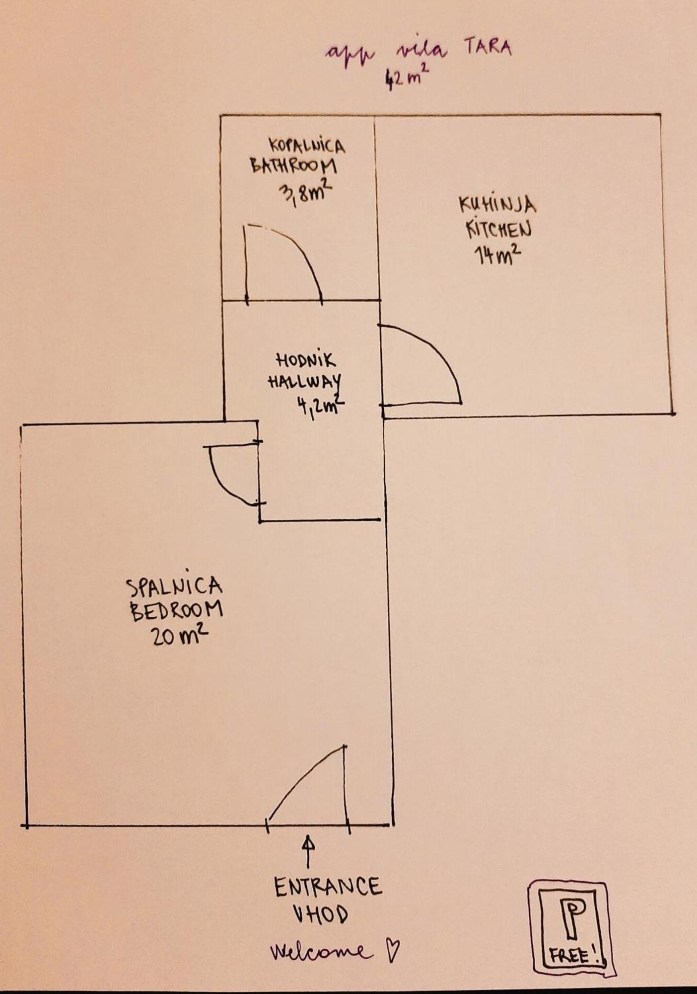 Apartma Vila Tara Prebold المظهر الخارجي الصورة